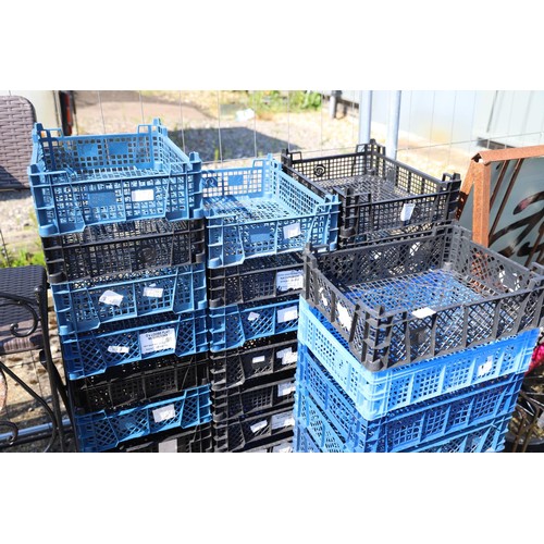 26 - Qty of small stacking crates