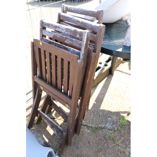 54 - 3 garden chairs