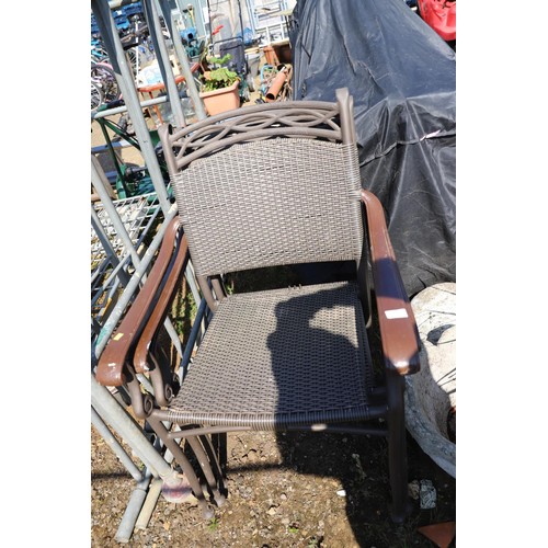 60 - 3 garden chairs