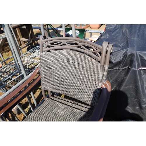 60 - 3 garden chairs