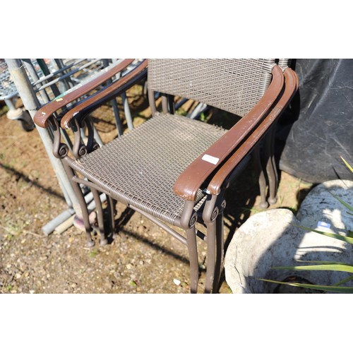 60 - 3 garden chairs