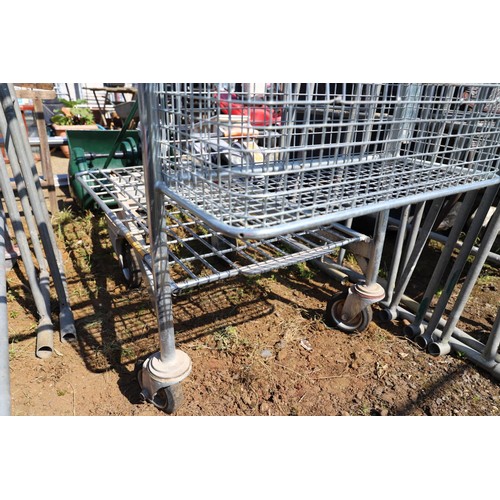 62 - Metal garden trolley