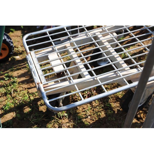 62 - Metal garden trolley