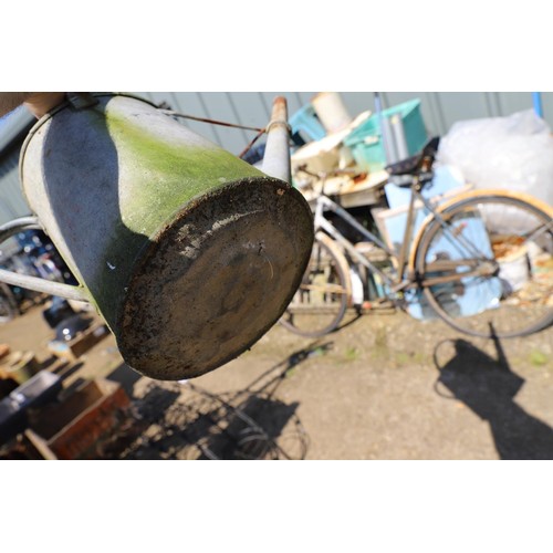 104 - Galvanised watering can