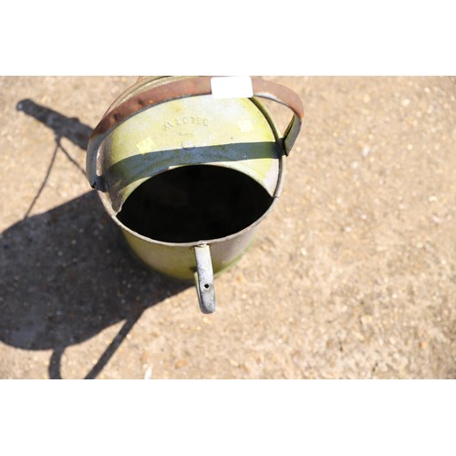 104 - Galvanised watering can