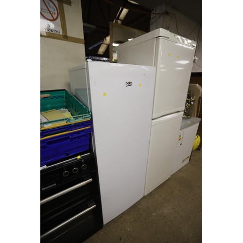 128 - Beko freezer - warranted until 12 noon Tuesday following the above sale