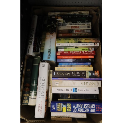 257 - 8 boxes of various books