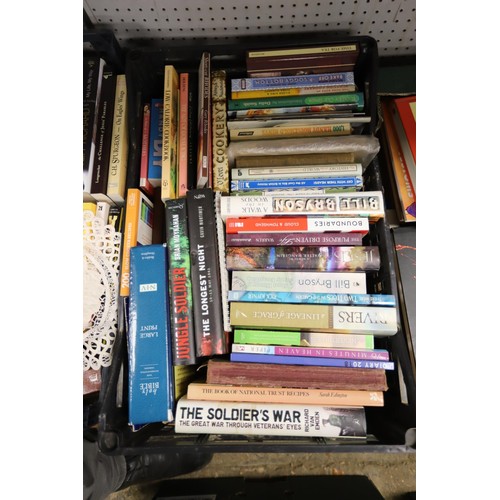 258 - 8 boxes of various books