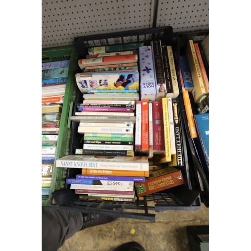 258 - 8 boxes of various books