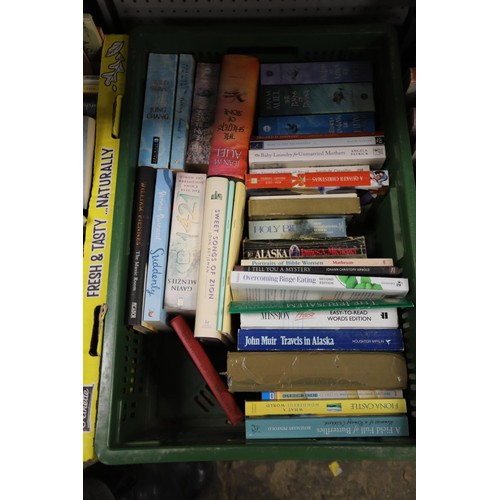 258 - 8 boxes of various books