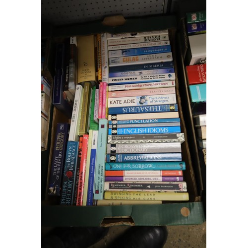 259 - 8 boxes of various books