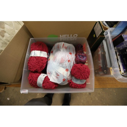 265 - 2 boxes of wool