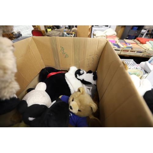 270 - Box of soft toys