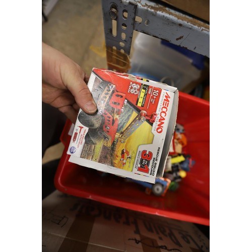 284 - Box of toys & Meccano