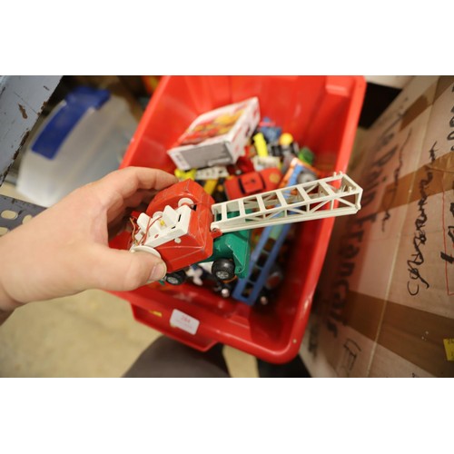 284 - Box of toys & Meccano