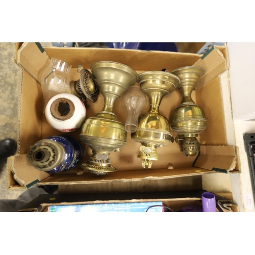 295 - 5 oil lamps