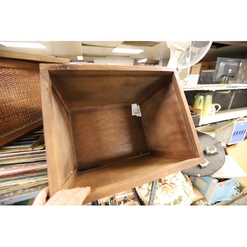 301 - 2 wooden storage boxes