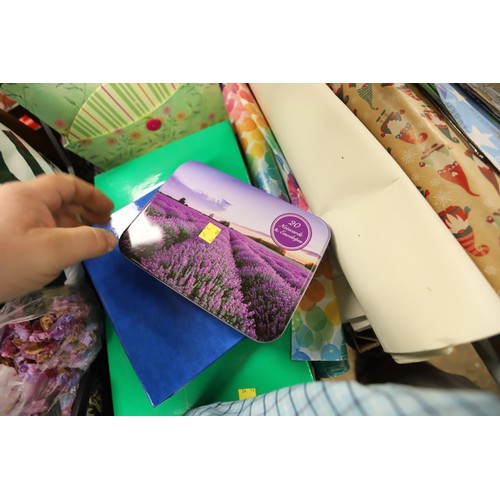 311 - Qty of staionery, wrapping paper, cards, etc