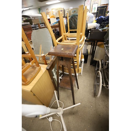 341 - Qty of various chairs, plant stand, mirrors, etc