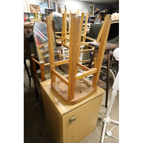 341 - Qty of various chairs, plant stand, mirrors, etc