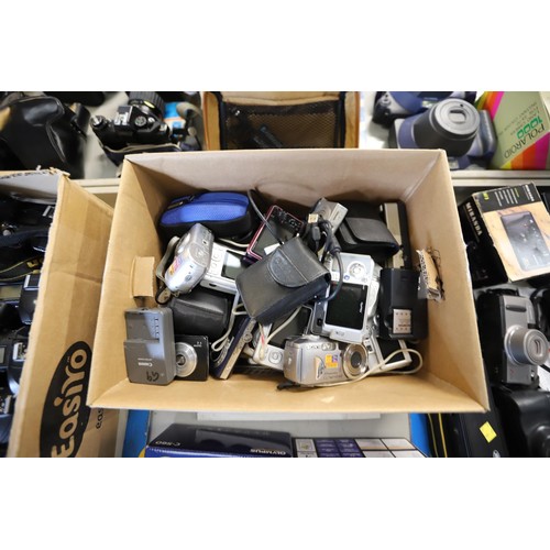 501 - Boxed qty of small digital cameras