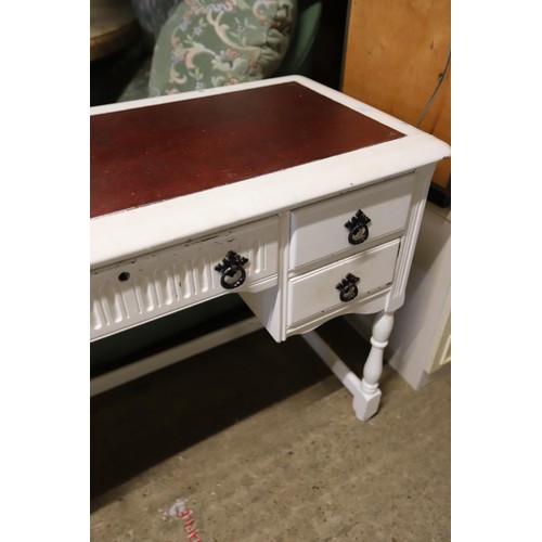 657 - Painted 5 drawer desk