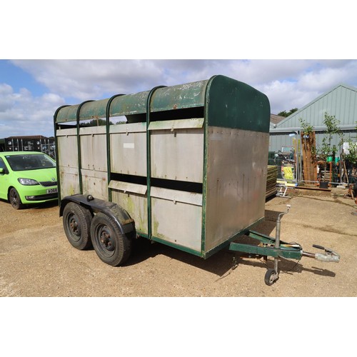 41 - Four wheel livestock trailer