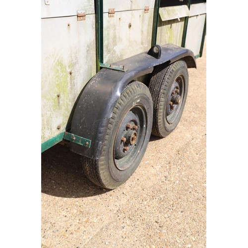 41 - Four wheel livestock trailer