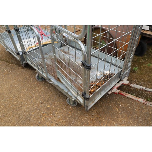 45 - Metal storage trolley