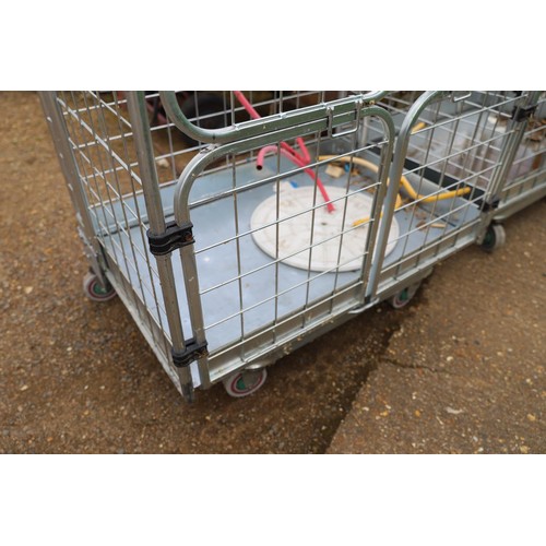 46 - Metal storage trolley