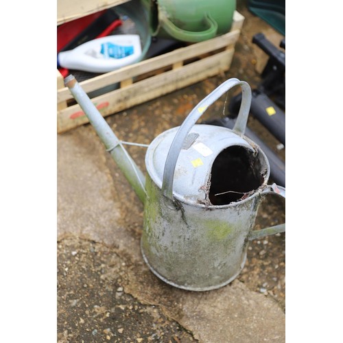 67 - 2 gallon galvanised watering can