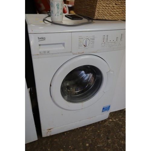 272 - Beko washing machine - warranted until 12 noon Tuesday following the above sale