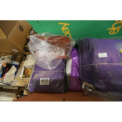 310 - E-bay packing materials, padded bags & boxes