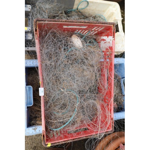 60 - 3 boxes of fishing nets