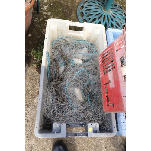 60 - 3 boxes of fishing nets