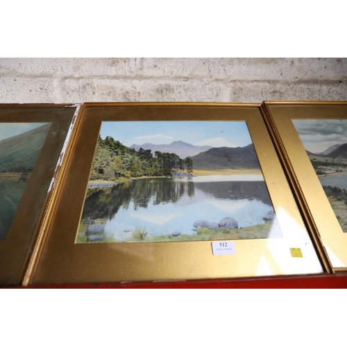 485 - Lake District watercolour & 3 prints