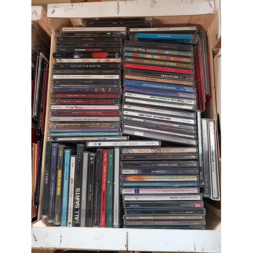 303 - 4 crates of CDs, cassettes