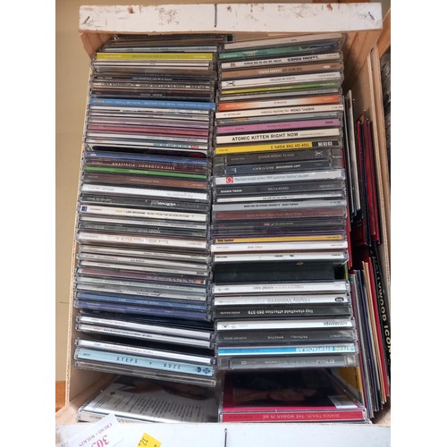 303 - 4 crates of CDs, cassettes