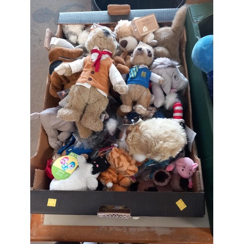 310 - 2 boxes of collectable soft toys many with tags