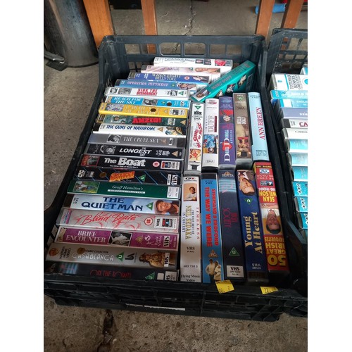 343 - Qty of videos, CDs & tapes