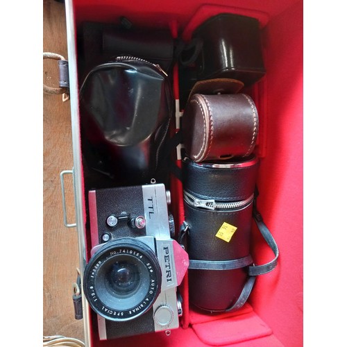 390 - Petri camera & accessories