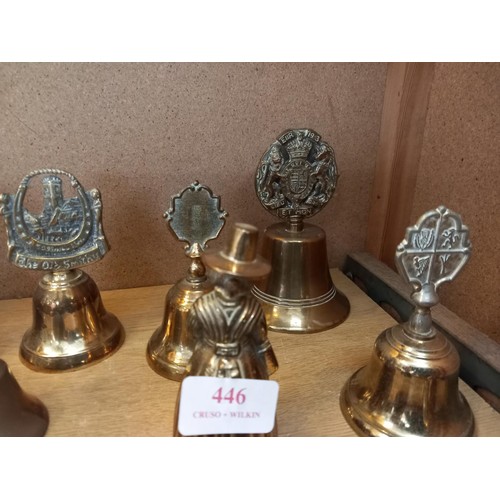 446 - Collection of hand bells