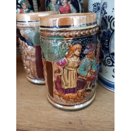 479 - Various beer steins & tankards