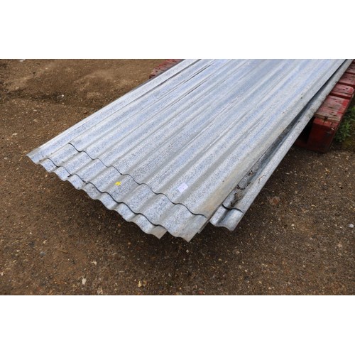 3 - 10 galvanised ribbed roofing sheets