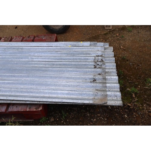 3 - 10 galvanised ribbed roofing sheets