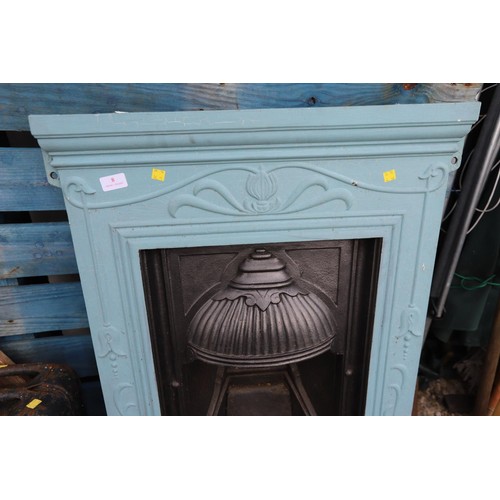 8 - Cast iron fire place