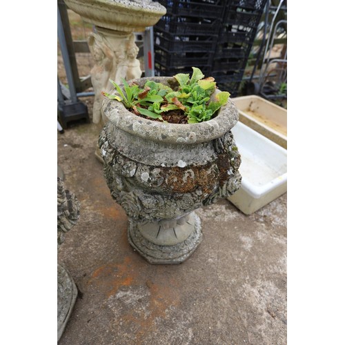 34 - Pair of garden urns