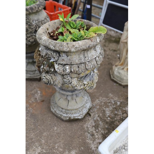 34 - Pair of garden urns