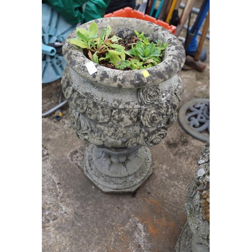 34 - Pair of garden urns