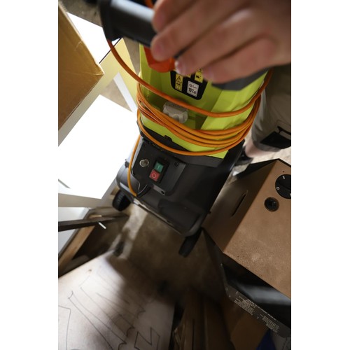 134 - Ryobi 2500w garden shredder - warranted until 12 noon Tuesday following the above sale